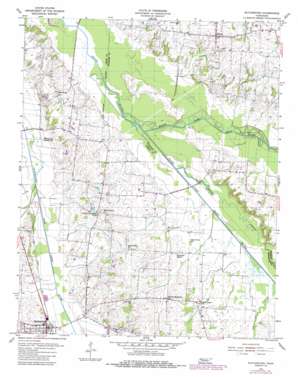 Rutherford topo map