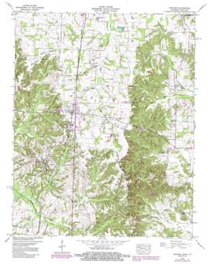 Puryear USGS topographic map 36088d3