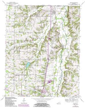 Dexter USGS topographic map 36088f3