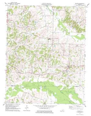 Milburn USGS topographic map 36088g8