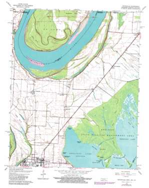 Tiptonville USGS topographic map 36089d4