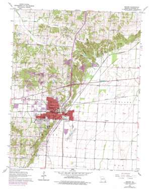 Dexter USGS topographic map 36089g8