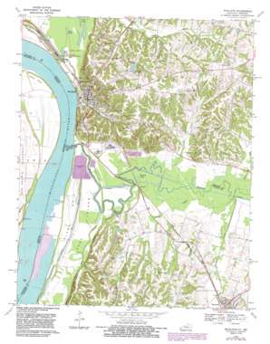 Wickliffe USGS topographic map 36089h1
