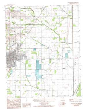 Paragould East topo map