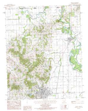 Piggott USGS topographic map 36090d2