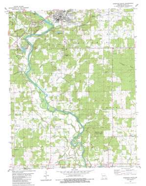Doniphan South topo map