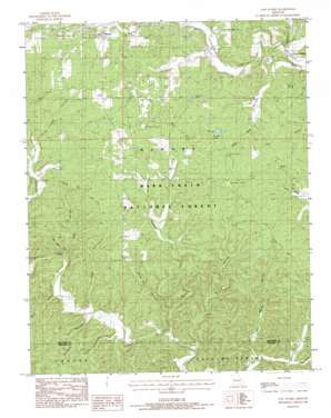 Low Wassie topo map
