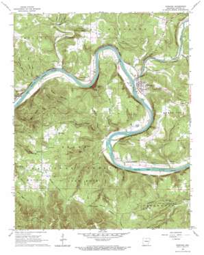 Norfork USGS topographic map 36092b3