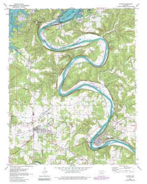 Cotter USGS topographic map 36092c5