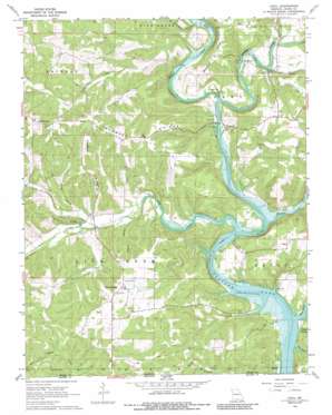 Udall USGS topographic map 36092e3