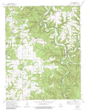 Nichols Knob USGS topographic map 36092g2