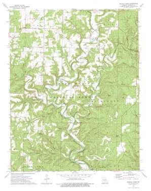 Nichols Knob USGS topographic map 36092h2