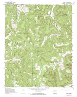 Osage Sw topo map
