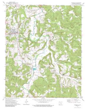 Huntsville USGS topographic map 36093a6