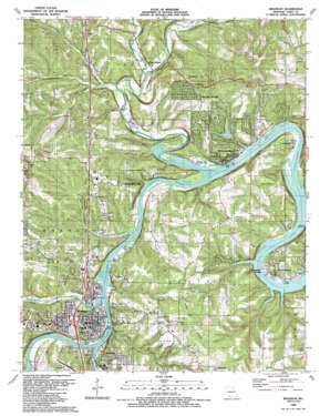 Branson USGS topographic map 36093f2