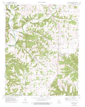 Highlandville USGS topographic map 36093h3