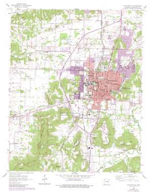 Fayettville USGS topographic map 36094a2