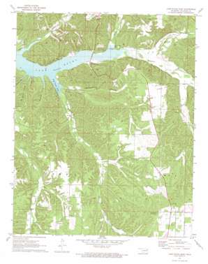Lake Eucha East USGS topographic map 36094c7