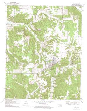 Jay USGS topographic map 36094d7