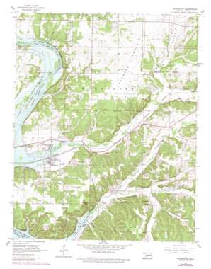 Wyandotte USGS topographic map 36094g6
