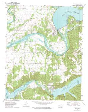 Spavinaw USGS topographic map 36095d1