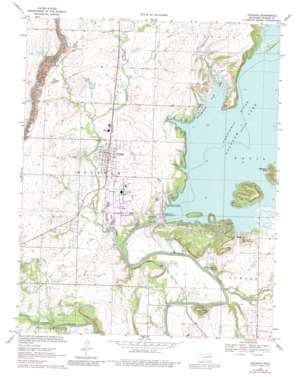 Oologah USGS topographic map 36095d6