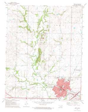 Vinita USGS topographic map 36095f2