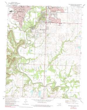 Bartlesville South USGS topographic map 36095f8