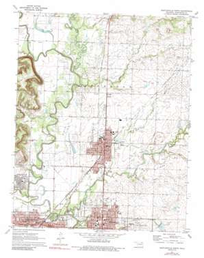 Bartlesville South USGS topographic map 36095g8