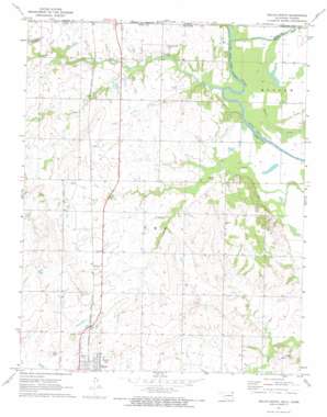 Welch North topo map