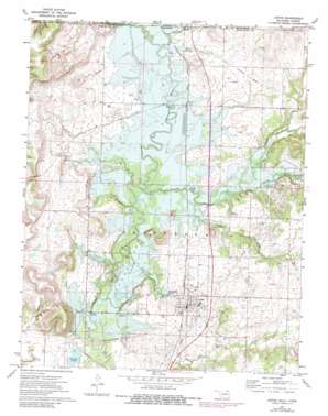 Copan USGS topographic map 36095h8