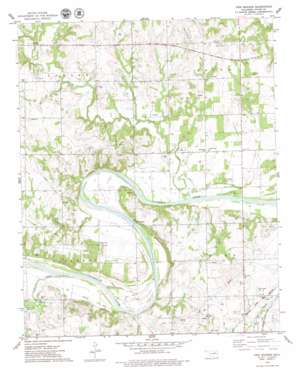 Twin Mounds USGS topographic map 36096a7