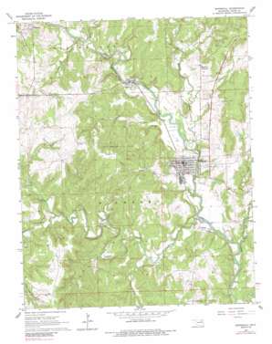 Barnsdall USGS topographic map 36096e2