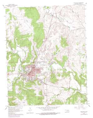 Pawhuska USGS topographic map 36096f3