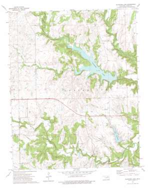 Bluestem Lake USGS topographic map 36096f4