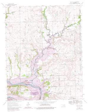 Kaw City USGS topographic map 36096g7