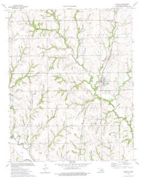 Mulhall topo map