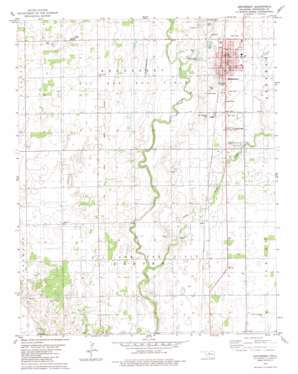 Hennessey USGS topographic map 36097a8