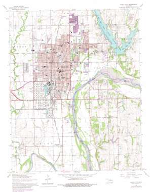 Ponca City USGS topographic map 36097f1