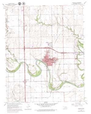Tonkawa USGS topographic map 36097f3