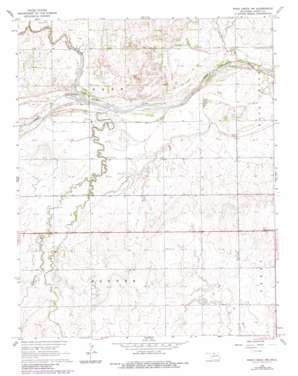 Pond Creek NW USGS topographic map 36097f8
