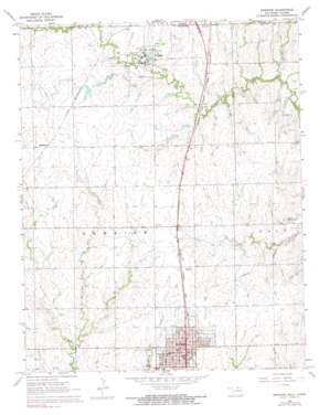 Newkirk USGS topographic map 36097h1