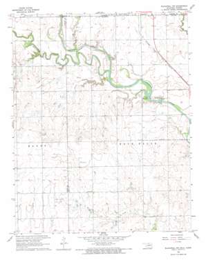 Blackwell Nw topo map