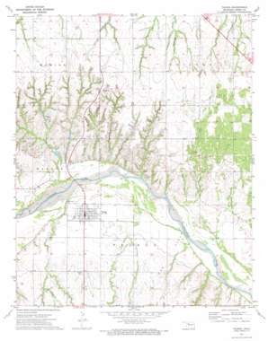 Taloga USGS topographic map 36098a8