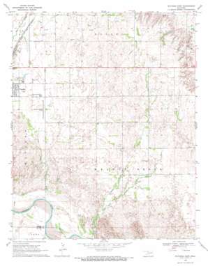 Waynoka East USGS topographic map 36098e7
