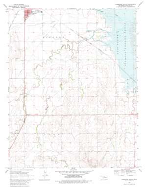 Cherokee South USGS topographic map 36098f3