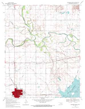 Cherokee North USGS topographic map 36098g3