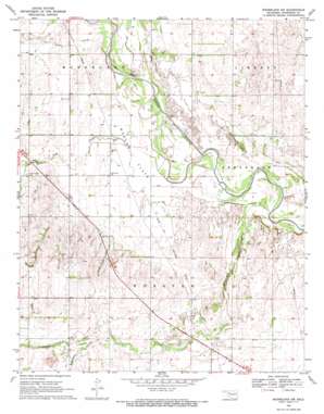 Mooreland SW USGS topographic map 36099c2