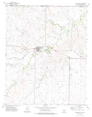 Darrouzett USGS topographic map 36100d3