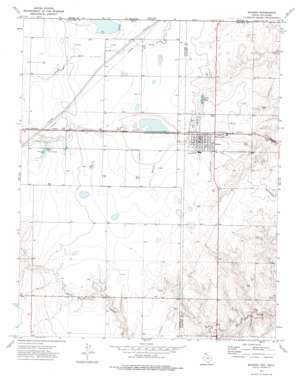 Booker USGS topographic map 36100d5